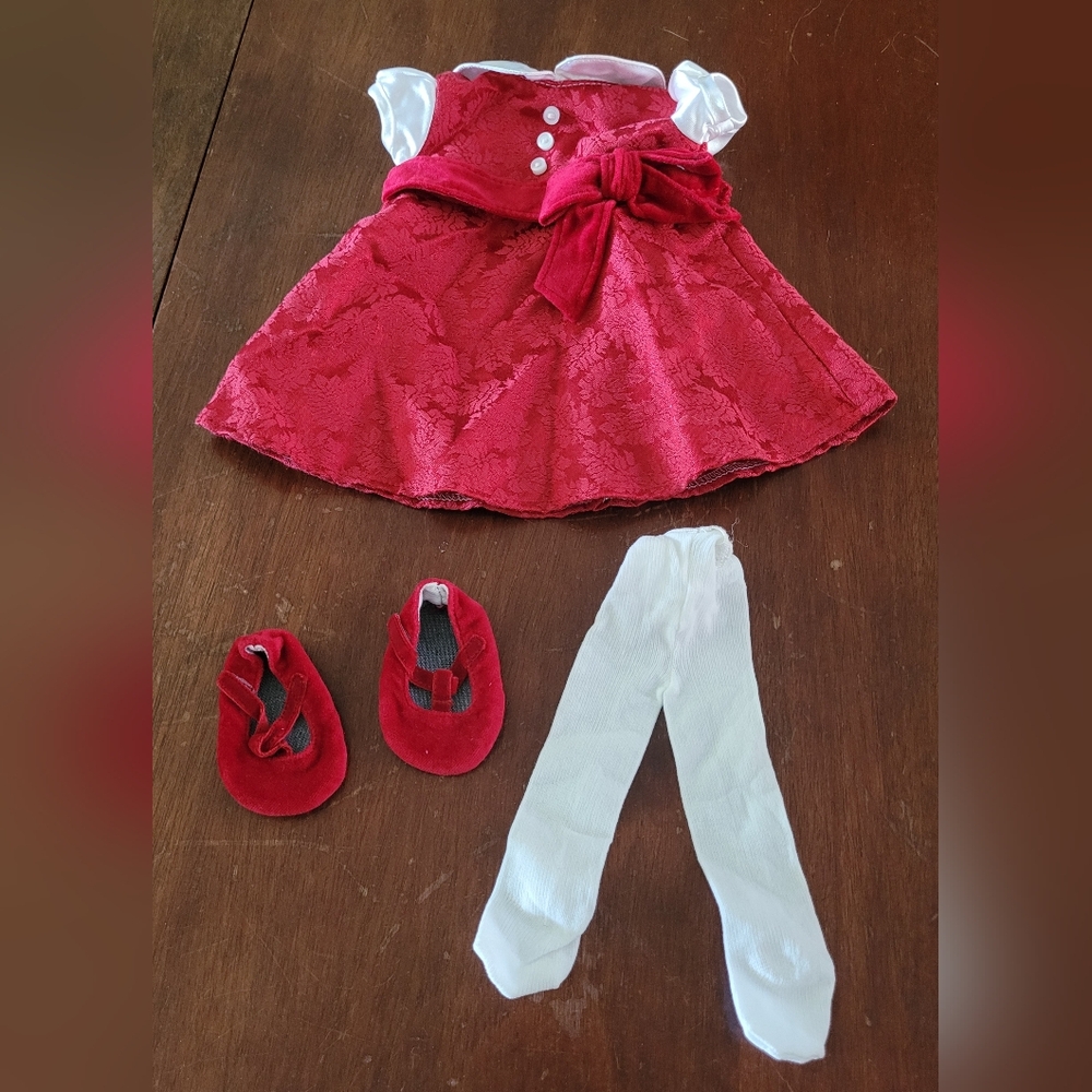 American Girl Bitty Baby Berry Brocade Outfit, Doll Not Included